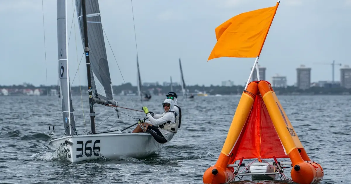 A RoboMark on the race course at the Bacardi Cup
